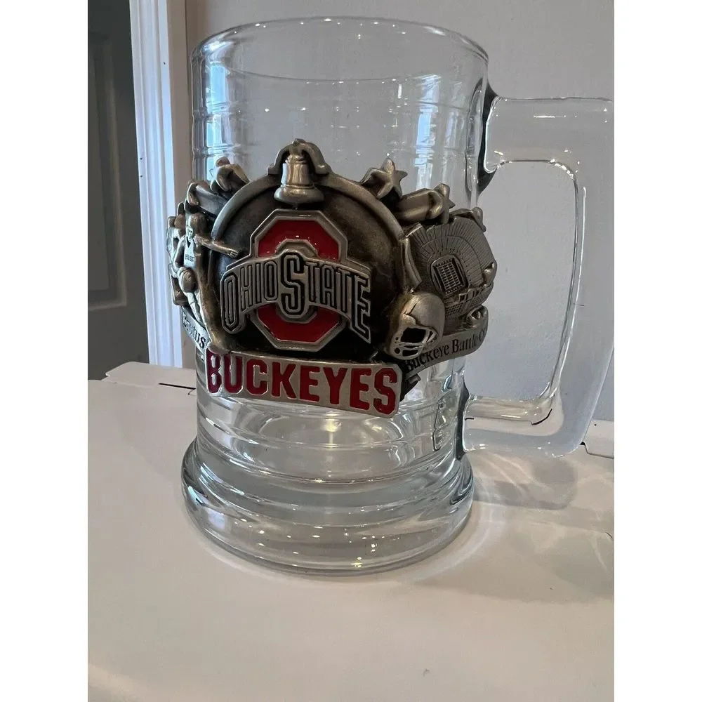 2 Glass Mugs National Championship. Ohio State 2007 And Ohio state Mug - Picture 5 of 8
